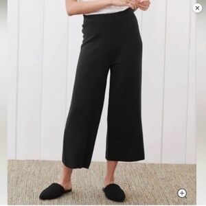 Jenni Kayne Black Wool Culottes